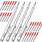 Ferramenta Metal Scribe Scriber NEPAK Tungstênio Carbide Scriber com ímã, pacote com 4