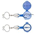 Ferramenta para amarrar nós de pesca HOOK-EZE, pacote com 2, azul