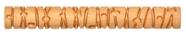 Ferramenta para Cerâmica MKM Rolo de Galho com Textura de Linhas e Pontos 7,5 cm