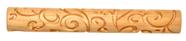 Ferramenta para Cerâmica MKM TW-02 Rolo de Galho de Madeira com Padrão Curlicue 7,5 cm Ferramenta para Cerâmica MKM TW-02 Rolo de Galho de Madeira com Padrão Curlicue 7,5 cm