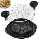Ferramenta para triturar frango Beiyunee Twist Large - 25 cm preta