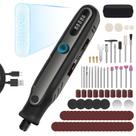 Ferramenta rotativa HARDELL Mini Cordless 4V de 5 velocidades com 86 acessos.