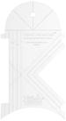 Ferramenta Ruler HandiQuilter Handi Versa para máquinas Longarm