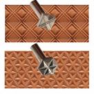 Ferramentas de estampagem de couro PANSHIYON 2 PCS para trabalhar couro
