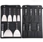 Ferramentas de raspagem de tinta para drywall QEES 7 unidades com saco de armazenamento