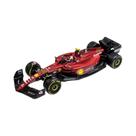 Ferrari F1-75 2022 Bburago 1:43 Leclerc Sainz Modelo De Carro De Fórmula 1 Com Caixa Acrílica Para