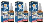 FERRIX KIDS em gotas 30ML Flora Nativa Do Brasil kit 3 unidades