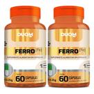 Ferro 60cps 350mg (1 ao dia) Duom Kit 2 Frascos Ferro 60cps 350mg (1 ao dia) Duom Kit 2 Frascos
