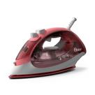 Ferro a vapor com base cerâmica 220 V branco e rosa - Oster Ferro a vapor com base cerâmica 220 V branco e rosa - Oster