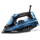 Ferro a Vapor Mondial 1200W Preto e Azul F-53 - 127 Volts Ferro a Vapor Mondial 1200W Preto e Azul F-53 - 127 Volts