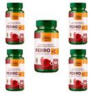 Ferro concentrado e vitamina c 60 caps vitaminas unilife kit 5 Ferro concentrado e vitamina c 60 caps vitaminas unilife kit 5