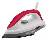Ferro de Passar a Seco Black+Decker F300 127V 1000W Base Antiaderente com Cabo Giratório e Seletor de Tecido