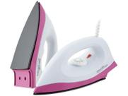 Ferro de passar a seco britania 110v antiaderente branco/rosa