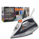 Ferro de Passar a Seco e Vapor Black+Decker Max Steam FX3100-BR Base Ceramic Gliss Antiaderente Antigotejamento - Atenção Voltagem Somente 110v