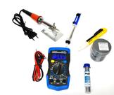 Ferro De Solda 40w 110v Multimetro 830L Caneta Estanho Pasta Sugador Ferro De Solda 40w 110v Multimetro 830L Caneta Estanho Pasta Sugador