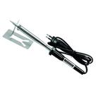 Ferro de Solda 70 Watts 127 Volts Tramontina 29cm - Ponteira Metálica Cabo Plástico Suporte de Metal Ferro de Solda 70 Watts 127 Volts Tramontina 29cm - Ponteira Metálica Cabo Plástico Suporte de Metal