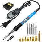 Ferro de soldar Lunamor 80W 110V LCD Digital 180-500C Azul