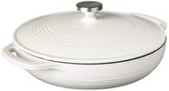 Ferro fundido esmaltado Casserole Lodge 3.6L oval Oyster White Ferro fundido esmaltado Casserole Lodge 3.6L oval Oyster White