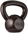 Ferro fundido Kettlebell Amazon Basics 6,8 kg/15 libras preto