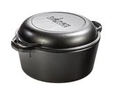 Ferro fundido pré-temperado Dutch Oven Lodge 5L com tampa de 10,25 polegadas Ferro fundido pré-temperado Dutch Oven Lodge 5L com tampa de 10,25 polegadas