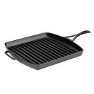 Ferro fundido triplo temperado Grill Pan Lodge Blacklock de 12 polegadas
