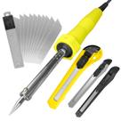 Ferro Solda 60W 127V Profissional + Kit Estilete 10 Laminas