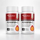 Ferrofor Vitamina C Purafor Quality 120caps Kit 2un Ferrofor Vitamina C Purafor Quality 120caps Kit 2un