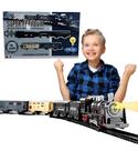 Ferrorama Trem Com Luz 19 Pcs Trenzinho Presente Menino Luxo