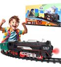 Ferrorama Trenzinho Trem Eletrico Luz Som Brinquedo Classico