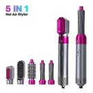 Ferros de frisar escova de secador de cabelo profissional 5 em 1 modelador de cabelo ferro de frisar secador de cabelo ferros automáticos roxo Ferros de frisar escova de secador de cabelo profissional 5 em 1 modelador de cabelo ferro de frisar secador de cabelo ferros automáticos roxo