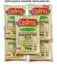 Fertilizante Mineral Enxofre Puro 5 Pacotes 1kg cada Orgânico