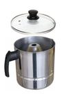 Fervedor Caneca De Leite Anti Derramante Com Tampa De Vidro