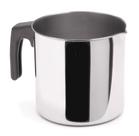 Fervedor De Aço Inox Leiteira 2 Litros Para Fogão De Indução Chaleira Bule Multiuso Servir Esquentar Chá Café Leite Alto Padrão Qualidade Forma Inox
