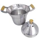 Fervedor De Leite Em Alumínio Fundido Batido 2,5L Polido Fervedor De Leite Em Alumínio Fundido Batido 2,5L Polido