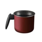 Fervedor Rochedo Antiaderente Facilita Vermelho 12cm