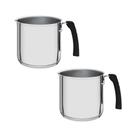 Fervedor Tramontina Aço Inox 2L Duo Silicone C/ 2 Unidades