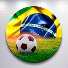 Festa Capas Seleção Brasileira Redondo 150x150 Painel Sublimadas Mini 50x50 Futebol Decoração Grande Festa Capas Seleção Brasileira Redondo 150x150 Painel Sublimadas Mini 50x50 Futebol Decoração Grande
