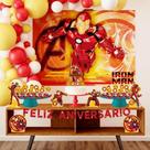 Festa de Aniversário Homem de Ferro Kit Com 39 Peças