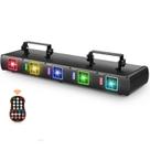 Festa de DJ com Laser RGBYC UKing - 5 Beams com Controle Remoto