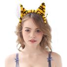 Festa de Natal de Halloween com bandana HORME Plush Tiger Ears