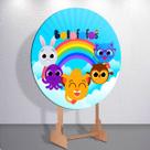 Festa Fofo Bolinho infantil com painel redondo capa decorativa tamanhos diversos Festa Fofo Bolinho infantil com painel redondo capa decorativa tamanhos diversos