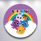 Festa Fofo Bolinho infantil com painel redondo capa decorativa tamanhos diversos Festa Fofo Bolinho infantil com painel redondo capa decorativa tamanhos diversos