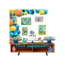 Festa Galinha Pintadinha Mini Kit Decoração Aniversário Com 40 Enfeites