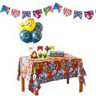 Festa Junina Kit: 3 Toalhas Mesa Chita Floral 70x70 + Bandeirinhas Tecido 5 Metros + 6 Apliques + 5 Balões Temáticos Festa Junina Kit: 3 Toalhas Mesa Chita Floral 70x70 + Bandeirinhas Tecido 5 Metros + 6 Apliques + 5 Balões Temáticos