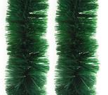 Festão De Natal Pet Largo Verde Fosco 12cm Jogo 10 metros - Magizi