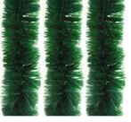 Festão De Natal Pet Largo Verde Fosco 12cm Jogo 15 metros - Yangzi