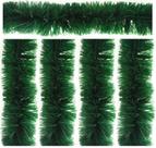 Festão De Natal Pet Largo Verde Fosco 12cm Jogo 25 metros - Yangzi