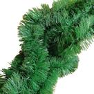 Festão De Natal Pet Largo Verde Fosco 12cm x 5 metros - Magizi