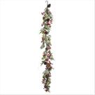 Festão Folhagem Com Pinha E Berries Enfeite Natalino 180Cm Festão Folhagem Com Pinha E Berries Enfeite Natalino 180Cm