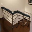 Festão Verde Nevado Natalino 17cm x 5m Enfeite Luxo para Decoração de Natal